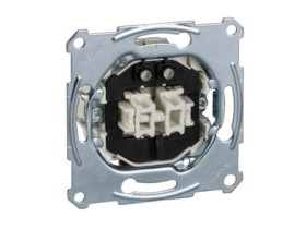 MERTEN Wyłącznik zwierny przycisk podwójny styk zwierny z podświetleniem 10 A AC 250 V zacisk bezśrubowy MTN3165-0000 SCHNEIDER