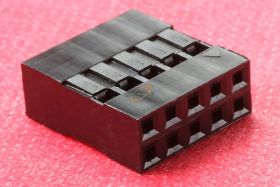 OBUDOWA ZŁĄCZA CZARNA 2x5 PIN 2.54