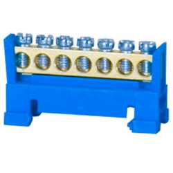 Listwa zaciskowa nieizol. 7x nieb. F2.0114 F-ELEK