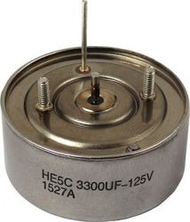 HE5 Wet Tantalum Capacitors, High Energy, Ultra High Capacitance, -55 &#176;C to +125 &#176;C Operation