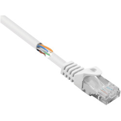 Renkforce RF-5043834 RJ45 Network cable White U/UTP CAT 5e 0.25m Detent