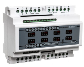 Ekspander 8 wejść i 8 wyjść na szynę DIN INT-IORS