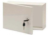 R557B Obudowa metalowa, natynkowa, wymiary: 240 x 150 x 100 mm - tylna ścianka: blacha