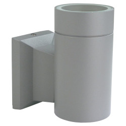 Oprawa elewacyjna GU10 10W IP54 szara kinkiet lampa ścienna BALEO MINI GTV LD-BALGU10-0S