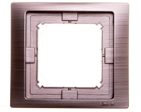 Simon Basic Neos Ramka pojedyncza IP44 tytanowy BMRC1B/052