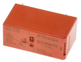 Przekaźnik mocy 230V ac SPST TE Connectivity 740mW, montaż PCB 32500Ω Otwór przezierny