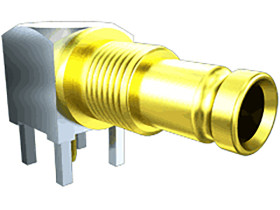 Złącze koncentryczne Montaż na płytce drukowanej Żeński 75Ω typ złącza Złącze 1.0/2.3 Przepust typ kabla Koncentryczny