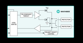 CAN Transceiver with ±60V Fault Protection Selectable Polarity