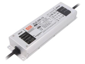 ELG-200-12 Zasilacz impulsowy, LED, 192W, 12VDC, 16A, 100÷305VAC, 142÷431VDC