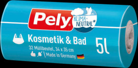 30104 PELY waste bags, cosmetics &amp; bath 32 pcs, 5 litres