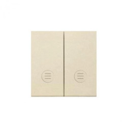 Simon 55 Klawisz podwójny z oczkami do: SW6/2L2M Szampański mat TKW6/2L2/144