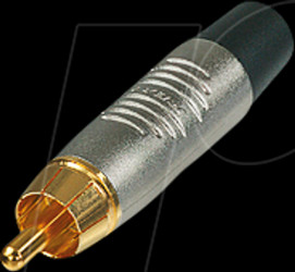 RF2C-AU-0 RCA (RCA) cable connectors, gold-plated contacts, nickel-plated