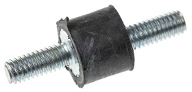 Podstawka antywibracyjna M4 średnica 10mm wysokość całkowita 28mm Cylinder męski-męski