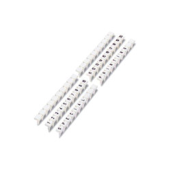 Phoenix Contact 1401802:0001 BNB Terminal Marker marked 1-10 White