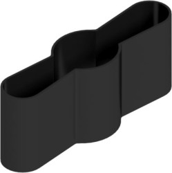 Small heatsink, (L x W x H) 25 x 7.9 x 10 mm, 46 K/W, blackened, 10037275