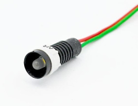 KLP5-24-G kontrolka LED 5mm zielona, zasilanie 12-24Vac/dc