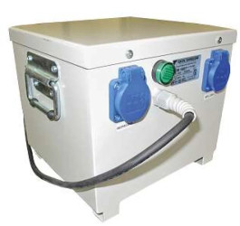 Transformator separacyjny do zasilania elektronarzędzi 1-faz 1600VA II+PE 2 GN PFM1601 230/230V 16152-9992