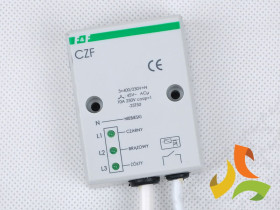 Czujnik zaniku i asymetrii faz 1-fazowy 1Z 400V+N CZF F&F FILIPOWSKI