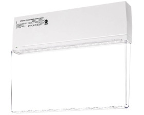 Oprawa awaryjna SK-8 LED 3,2W 100lm 3h jednozadaniowa biała / przeźroczysta SK8/3,2W/C/3/SE/X/WT