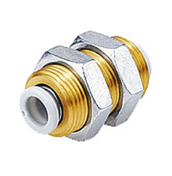 Złączka pneumatyczna Wciskane 1/4 cala Wciskane 1/4 cala SMC Adapter grodziowy do rur