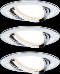 93488 Nova Coin flush mounted fixture, 3x 6 W, 2700 K, 50°, round, dim