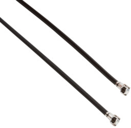 Coaxial cable, AMMC plug (angled) to AMMC plug (angled), 50 Ω, 1.13 mm micro cable, 50 mm, A-2PA-113-050B2