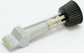 Soldering tip, chisel shaped, Ø 5.2 mm, (T x L x W) 2 x 47.5 x 10 mm, 0102ZDLF100/SB