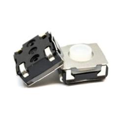 Tactile Switch - 50mA, 12VDC, 3.5mm, 180gf, J lead