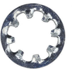 R-TECH 337167 Steel Shakeproof Washers BZP M4 - Pack Of 100