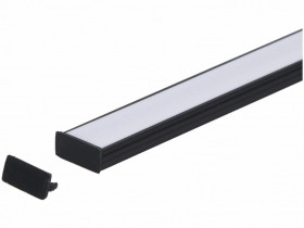 Zaślepka PCV Line Slim czarna