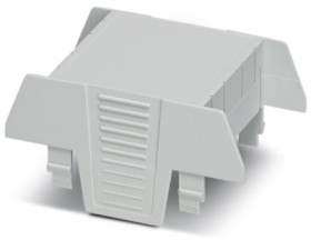 Upper part of housing, ABS/PC, (W x H x D) 45.1 x 75.26 x 36.95 mm, light gray, for enclosure, 1029844