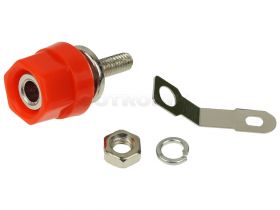 Gniazdo banan sześciokątne czerwone