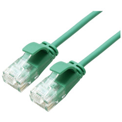 Roline 21.15.3935 RJ45 network cable patch CAT 6A U/UTP green 2m 1 piece
