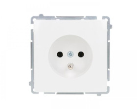 Simon Basic Gniazdo pojedyncze z/u 16A IP20 białe BMGZ1.01/11