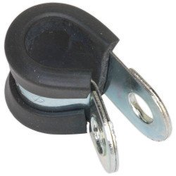Sealey PCJ10 P-Clip Rubber Lined &#xD8;10mm Pack of 25