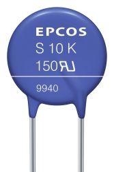 Warystor Epcos S14K150E2K1, napięcie warystora 240 V