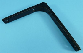 125x150 KĄTOWNIK DO PÓŁKI METAL CZARNY