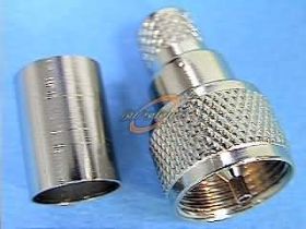 UHF WTYK RG11 ZACISKANY