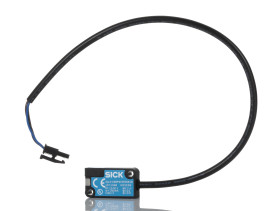 Czujnik zbliżeniowy Indukcyjny 3 mm SICK Wpuszczany 10 → 30 V prądu stałego długość 28mm w obudowie prostokątnej