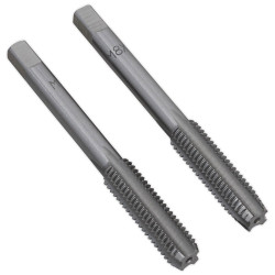 Sealey TSM8 Tap Set 2pc (Taper &amp; Plug) M8 x 1.25mm
