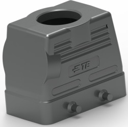 Housing, size HB10, die-cast aluminum, PG21, angled/straight, clip locking, IP65, T1220100121-000