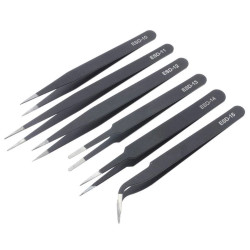 Zestaw pęset antystatycznych ESD 6 szt