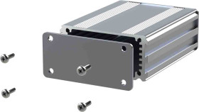 Obudowa urządzeń elektronicznych, aluminiowa wysokość zew: 30 mm szerokość zew: 63,5 mm długość zew: 80 mm 80 x 63.5 x