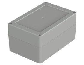 ABS enclosure, (L x W x H) 150 x 100 x 75 mm, light gray (RAL 7035), IP66, 07515108
