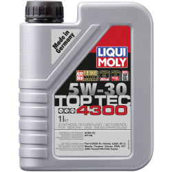 Liqui Moly 3740 Top Tec 4300 Engine Oil 1L 5W-30 Ash-Free DPF Safe