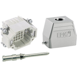 LAPP EPIC® KIT H-DD 24 SCM TG M25 24P M Metal Straight Entry Housing