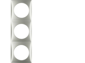 Integro Flow Ramka 3 potrójna stal szlachetna lak 918192524 HAGER