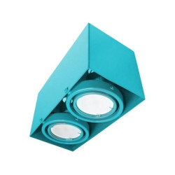 LAMPA SUFITOWA BLOCCO TURKUS 2x7W GU10 LED ML845 Milagro