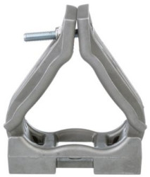 Cable clamp, max. bundle Ø 26 mm, aluminum, metal, (L x W x H) 101 x 55 x 100 mm, CCALTR2326-X