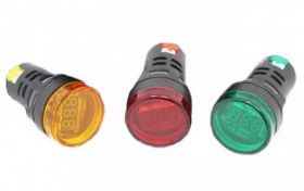 WOLTOMIERZ LED 28MM 5-30VDC NIEBIESKI